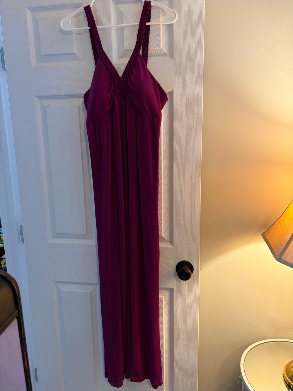 I.N. Studio Sleeveless Maxi Dress in Deep Purple